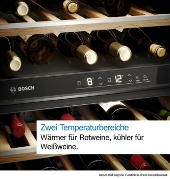 Bosch KWK36ABGA, Freistehender Weinkühlschrank