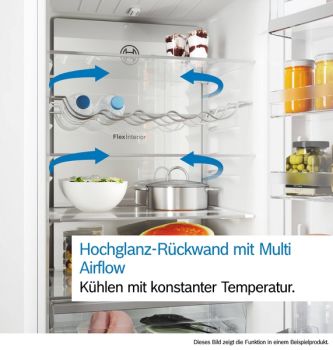 Bosch KGN39VXAU, Freistehende Kühl-Gefrier-Kombination mit Gefrierbereich unten