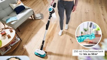 Bosch BSS712XHYG, Akku-Staubsauger 2in1 Saugen & Wischen