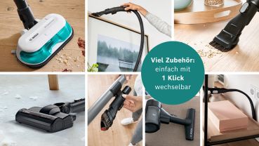 Bosch BSS712XHYG, Akku-Staubsauger 2in1 Saugen & Wischen