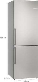 Bosch KGN36VIBT, Freistehende Kühl-Gefrier-Kombination mit Gefrierbereich unten