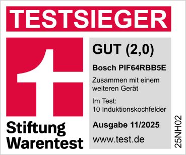 Bosch PIF64RBB5E, Induktionskochfeld