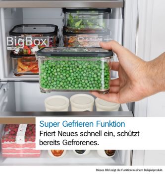 Bosch KMC85LBEA, Kühl-Gefrierkombination mehrtürig, Glasfront