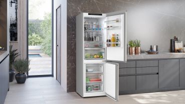 Siemens KG36NVICG, Freistehende Kühl-Gefrier-Kombination mit Gefrierbereich unten