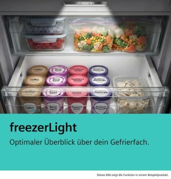 Siemens KI86NADD0, Einbau-Kühl-Gefrier-Kombination mit Gefrierbereich unten