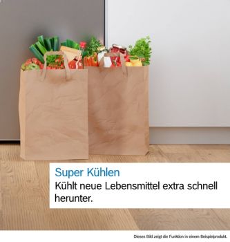 Bosch KMC85LBEA, Kühl-Gefrierkombination mehrtürig, Glasfront