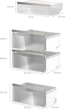 Siemens KS36NVICG, Freistehender Kühlschrank