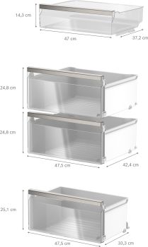 Bosch KSN36AICM, Freistehender Kühlschrank