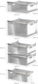 Siemens GS36NAXCG, Freistehender Gefrierschrank