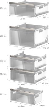 Siemens GS36NVICG, Freistehender Gefrierschrank