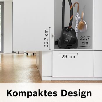 Bosch BGDS2CHAMP, Staubsauger mit Beutel