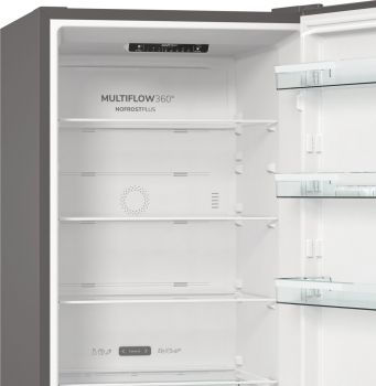 Gorenje NRC62CSXL4 - Kühl- / Gefrierkombination - Silber