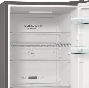 Gorenje NRC6194SXL4 - Kühl- / Gefrierkombination - Silber