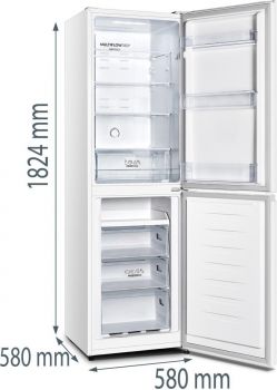 Gorenje NRK418ECW4 - Kühl- / Gefrierkombination - Weiß