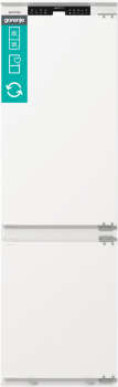 Gorenje NRKI519D61WF - Kühl- / Gefrierkombination - Weiß