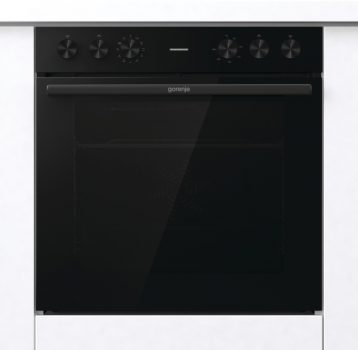Gorenje BC6715E02BK - Einbauherd - Tiefschwarz