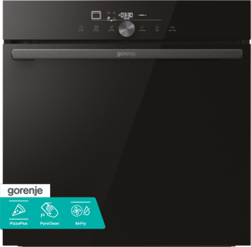 Gorenje GO66E Pizza350C - Einbauherd/Backofen - Tiefschwarz