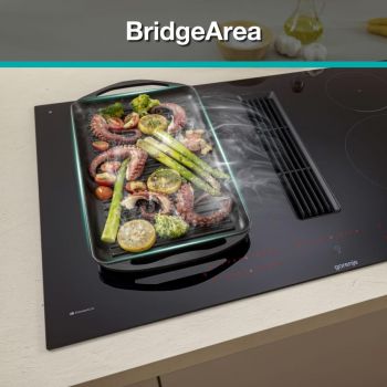 Gorenje GEH8432BSCWF - Kochfeld mit integriertem Dunstabzug