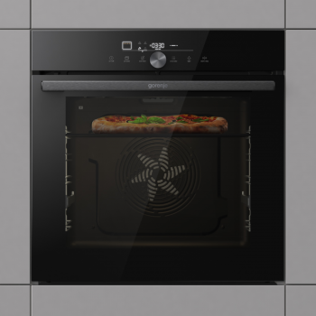 Gorenje GO66E Pizza350C - Einbauherd/Backofen - Tiefschwarz