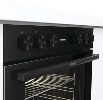 Gorenje BC6715E02BK - Einbauherd - Tiefschwarz