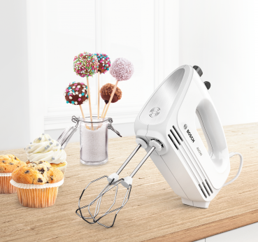 Bosch MFQ24200 CleverMixx - Handrührer - weiß / Edelstahl gebürstet