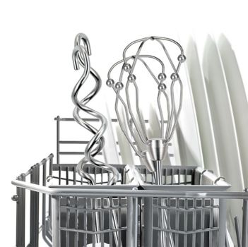 Preview: Bosch MFQ4070 Styline - Handrührer - Set - weiß / silber