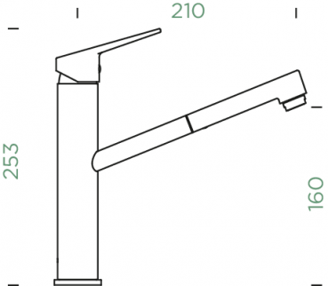 Schock 526120CHR Einhebelmischer METIS
