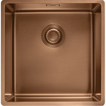 Franke Edelstahlbecken BXM 210/110-40 Kupfer Druckknopf Kupfer