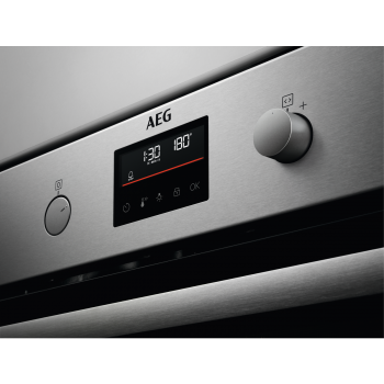 AEG BPB335060M - Einbauherd/Backofen - Edelstahl mit Antifingerprint