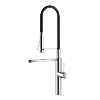 KWC Ono Highflex 2, Einhebelmischer, chrom, Hochdruck