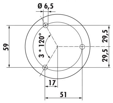 Typ 42, Konsole, Edelstahl, H 230 mm, Rohr-Ø 35 mm