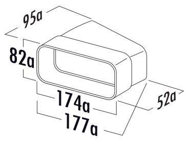 MF-RBH 125 Rohrbogen horizontal 15°, Verbindungselement, weiß