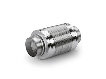Schalldämpfer 125, Abluftzubehör, Aluminium