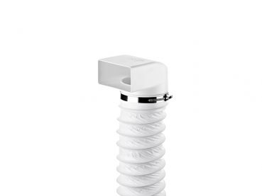 N-URX 100 Umlenkstück 90° mit Flexschlauch, Verbindungselement, weiß, L 500 mm