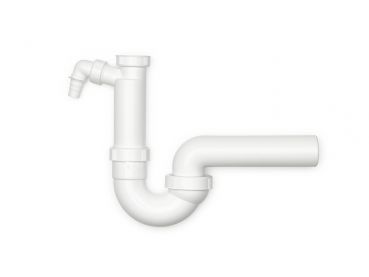 Kugelgelenksiphon 3 superleise, Siphon, 1 ½ Zoll x Ø 50 mm