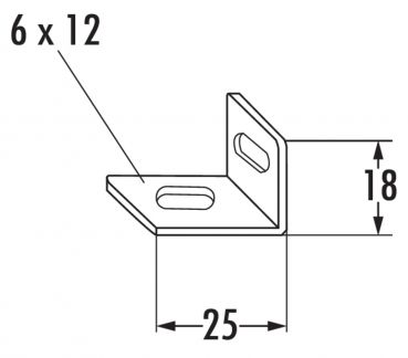 Winkel 2, Verbindungsmaterial, verzinkt