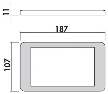Hull Farbwechsel LED, Unterboden-/Nischenleuchte, Einzelleuchte ohne Schalter