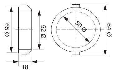 Riflett 1 LED, Einbauleuchte, Set-3, 4000 K neutralweiß