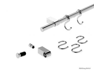 Linero K 16 Set, Relingsystem, edelstahlfarbig, L 600 mm