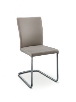 Zest 1K, Stuhl, Gestell Edelstahl, Bezug schlamm hell (28004)
