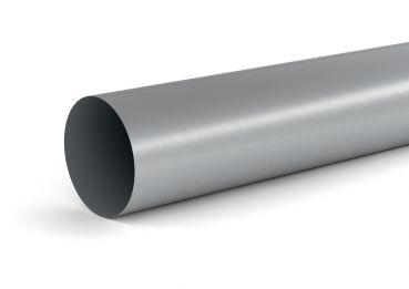 STEEL flow SR-R 150 Rundrohr, Lüftungsrohr, verzinkter Stahl, L 500 mm
