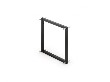 Cubo Erweiterungsrahmen, Regalsystem, schwarz matt