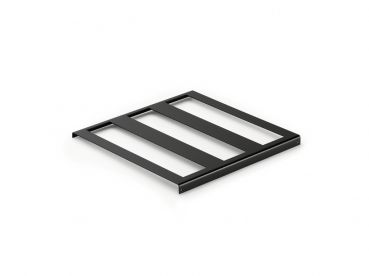 Cubo Flaschenhalter 300, Regalsystem, schwarz matt