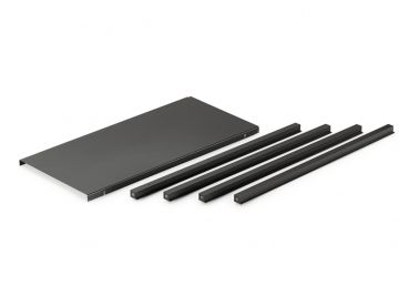 Cubo Rückwand Set 600, Regalsystem, 600 mm, schwarz matt