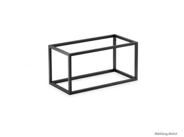 Cubo Komplettsets, Regalsystem, 600 x 300 mm, schwarz matt