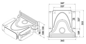 GREENflow Filterbox, grau