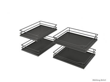 VS COR Fold Premea Korb-Set, Ablageelement, für 800 mm Korpus, chrom