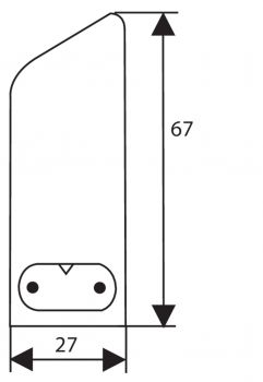 Giro-S LED, Unterboden-/Nischenleuchte, L 576 mm, 10 W