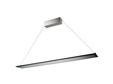 Aria LED, Pendelleuchte, edelstahlfarbig eloxiert