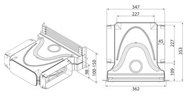 Preview: GREENflow Filterbox-Set-1, grau